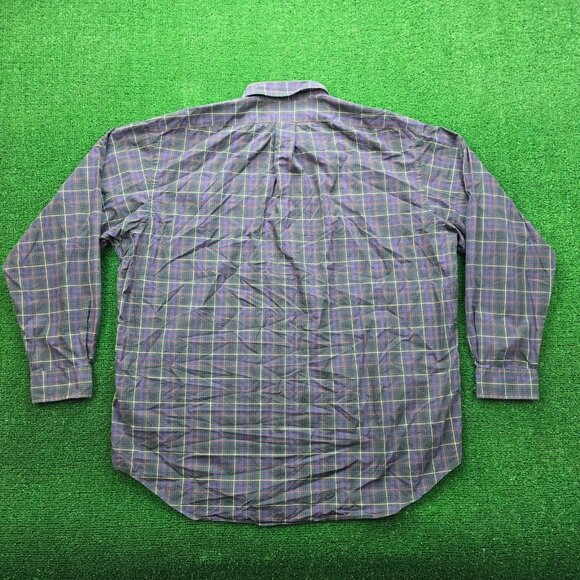 Ralph Lauren Shirt Men XL/2XL Checkered Button Down Long Sleeve‎ Blake Preppy - Picture 8 of 8